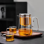 Glass magnetic absorption tea water separation tea cup