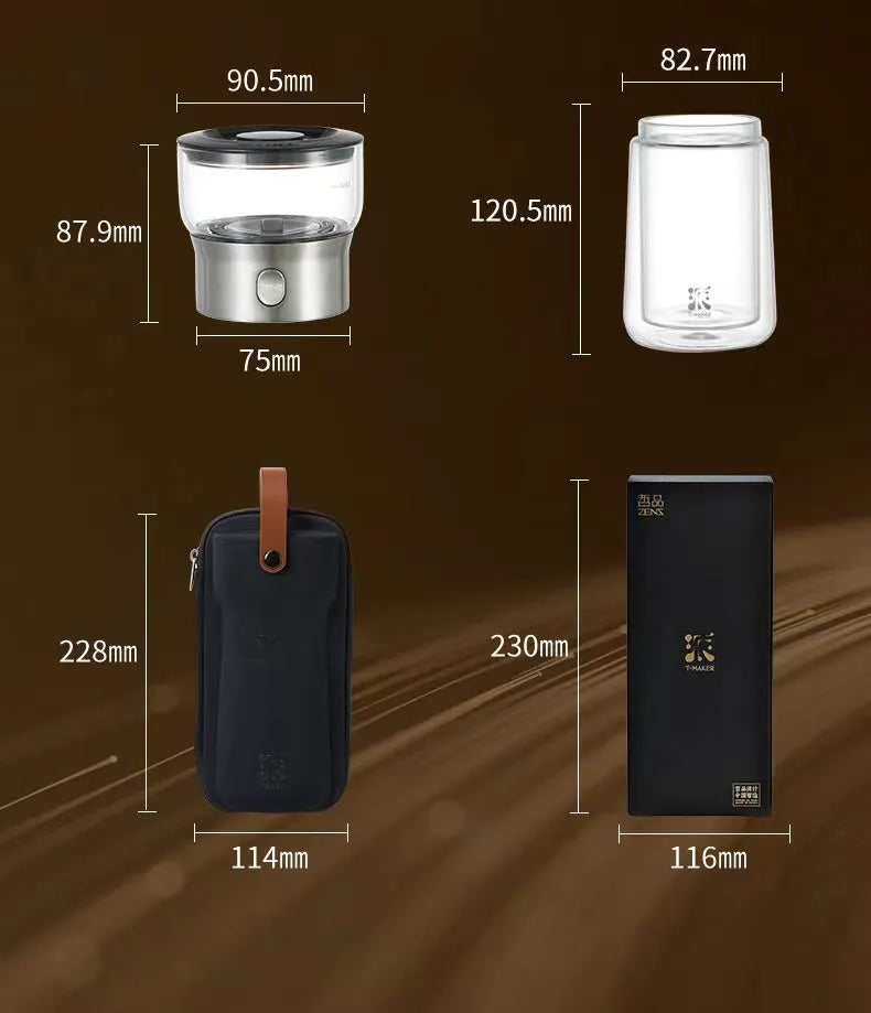 Cupvista| Semi-automatic tea set