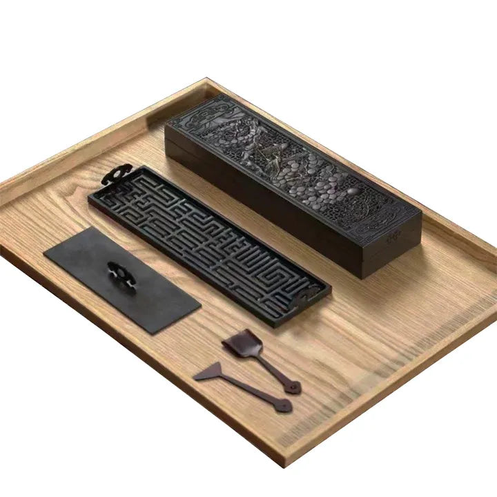 Pure copper ultra long incense burner set