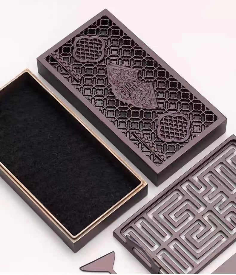 Pure copper incense burner set