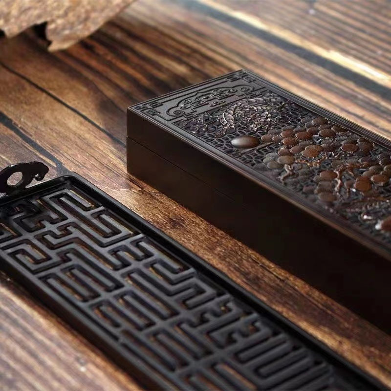 Pure copper ultra long incense burner set