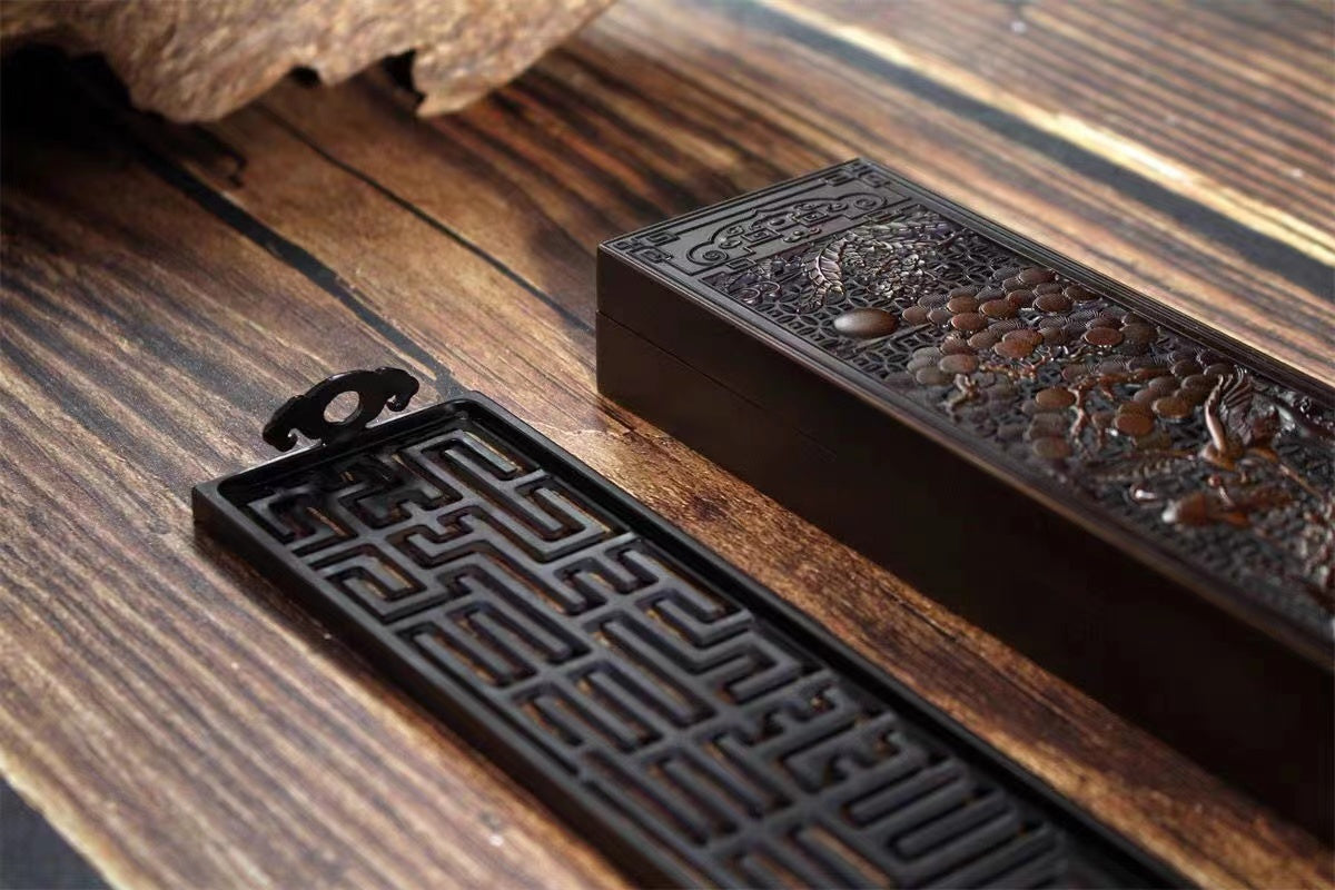 Pure copper ultra long incense burner set