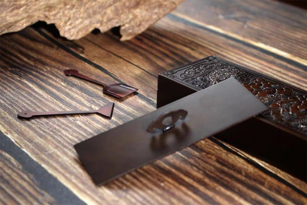 Pure copper ultra long incense burner set