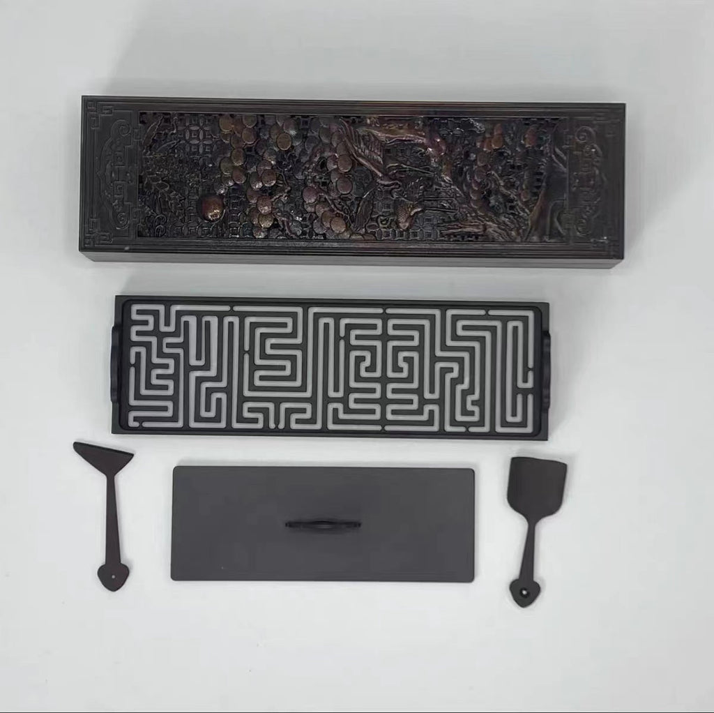 Pure copper ultra long incense burner set