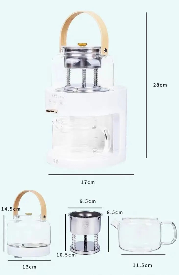 Fully automatic intelligent tea extractor, steam tea brewing machine