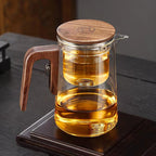 Cupvista|Glass magnetic tea water separation teapot