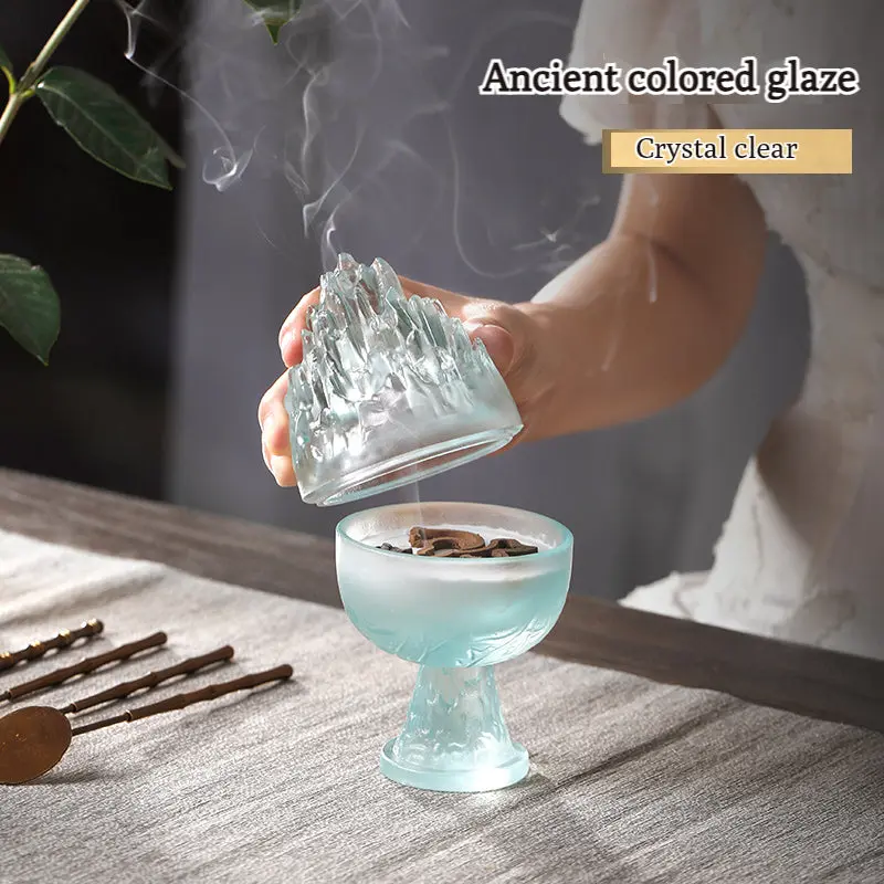 BOSHAN Colored Glazed Incense Burner