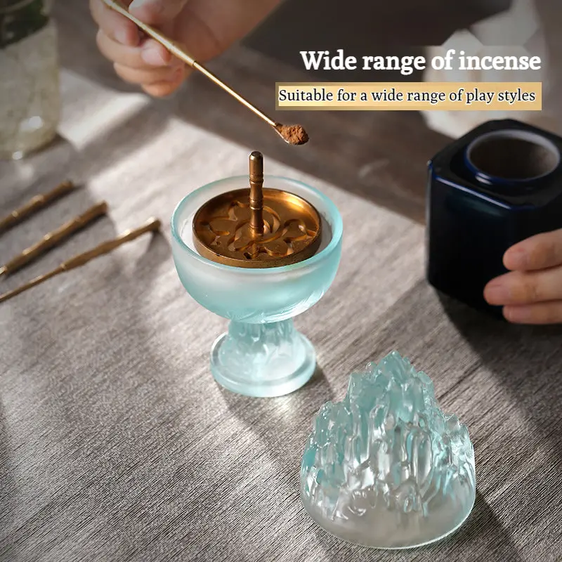 BOSHAN Colored Glazed Incense Burner