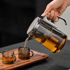 Glass magnetic absorption tea water separation tea cup