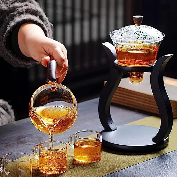 Semi-automatic tea set