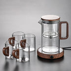 Cupvista|Portable glass heat-resistant magnetic teapot