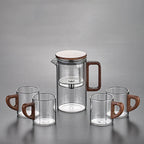 Cupvista|Portable glass heat-resistant magnetic teapot