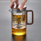 Cupvista|Portable glass heat-resistant magnetic teapot