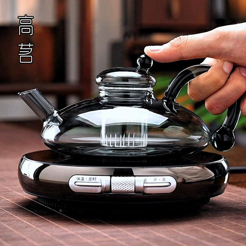 Electric household glass pot small tea stove