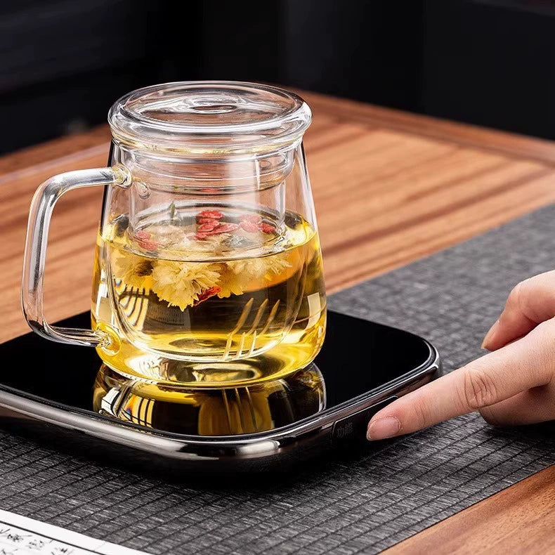 Electric heating milk insulation tea cup pad bottom