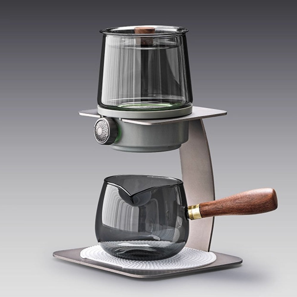 Cupvista|Glass tea water separation coffee teapot