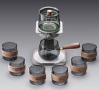 Cupvista|Glass tea water separation coffee teapot