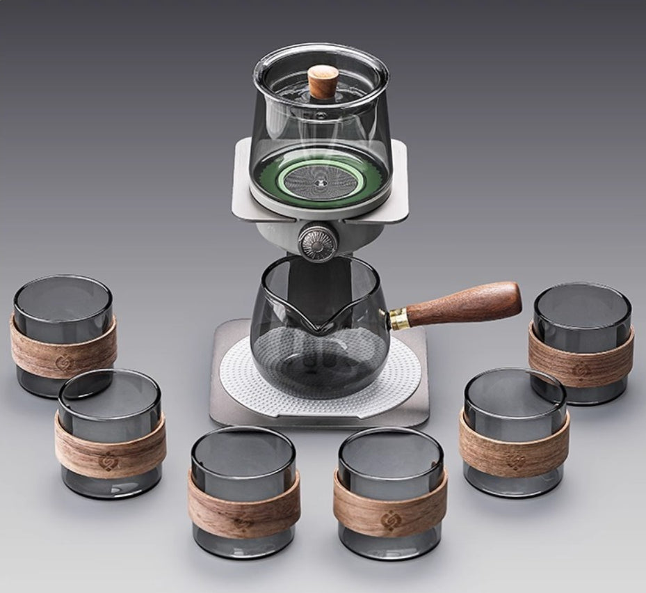 Cupvista|Glass tea water separation coffee teapot