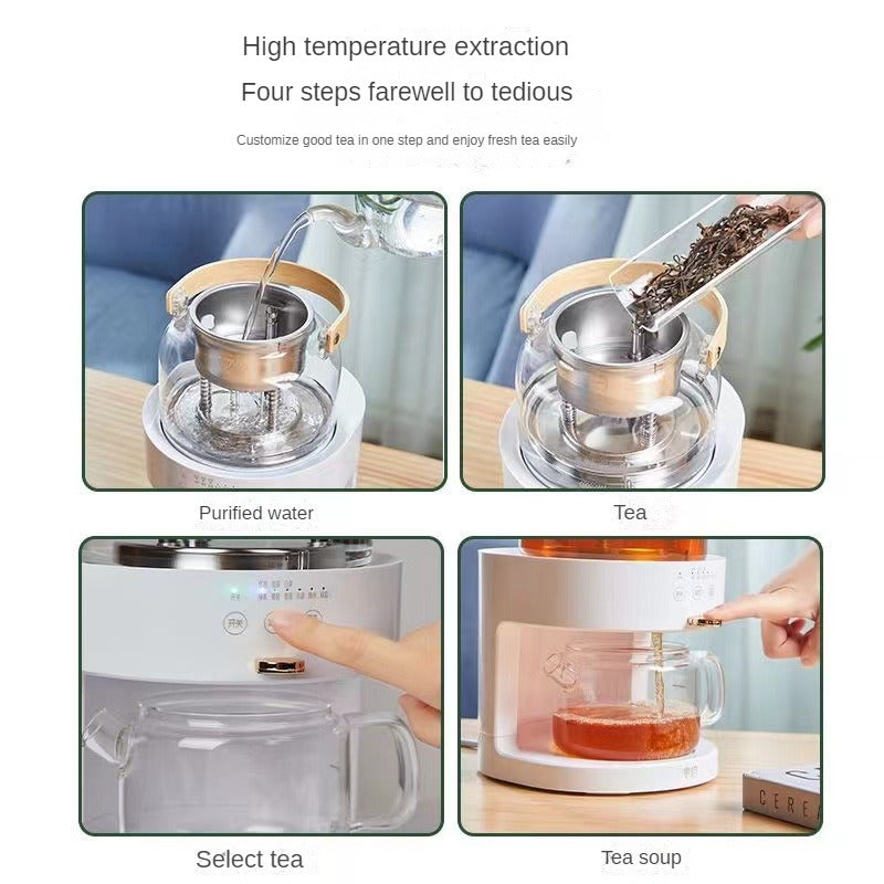 Fully automatic intelligent tea extractor, steam tea brewing machine