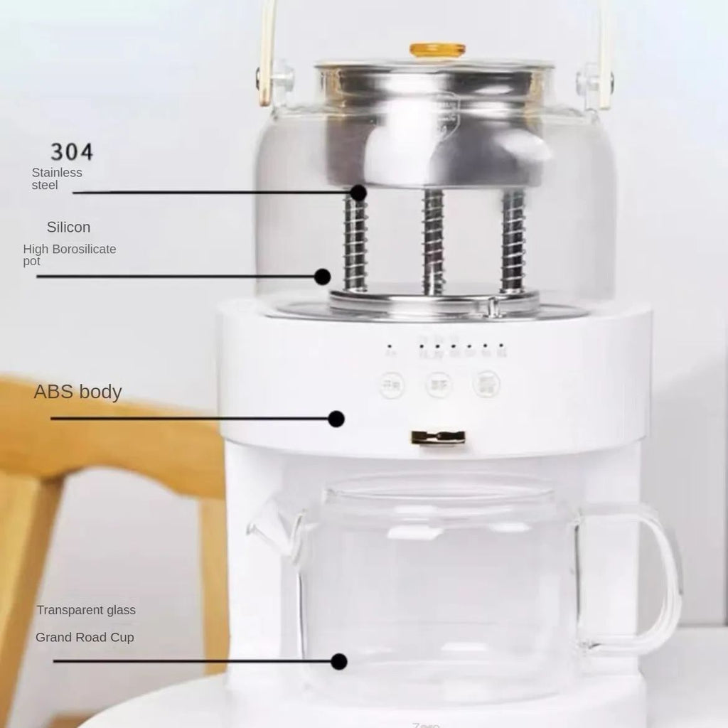 Fully automatic intelligent tea extractor, steam tea brewing machine