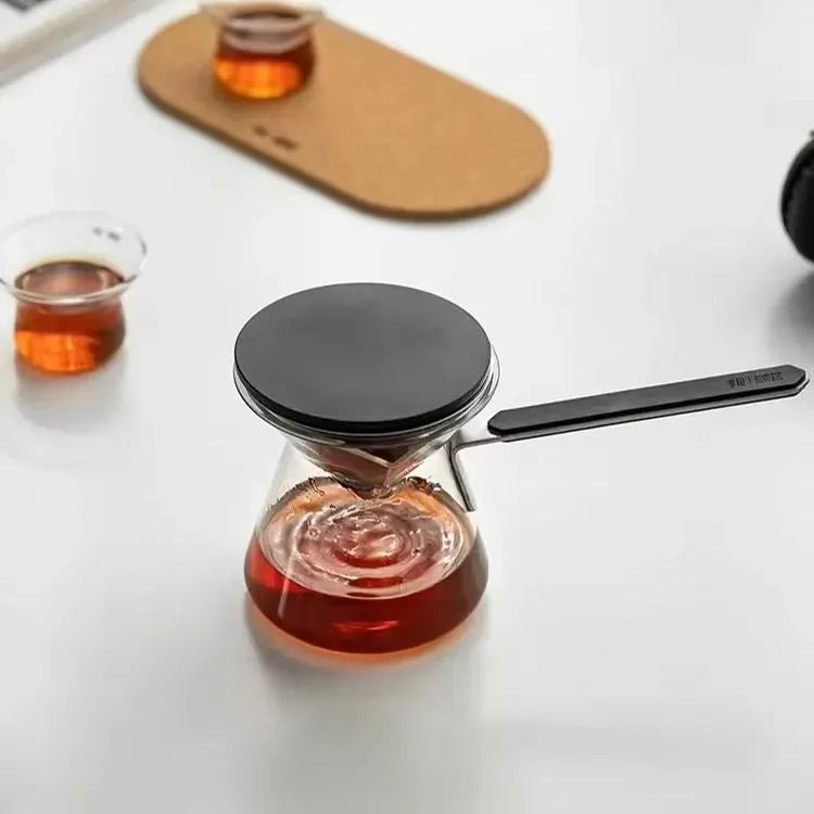 Glass Flowing Cup, Tea Pot, Tea Separation and Filtering Cup
