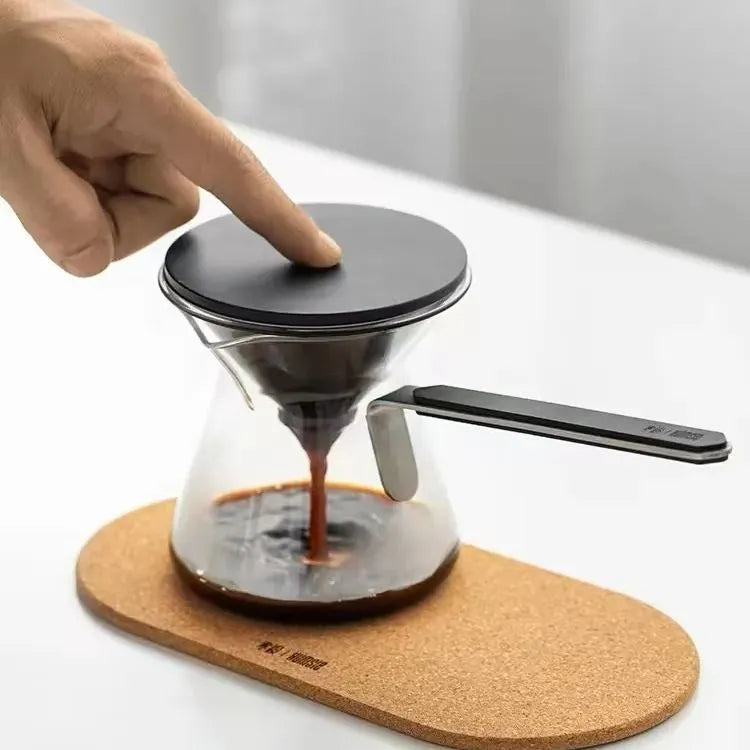 Glass Flowing Cup, Tea Pot, Tea Separation and Filtering Cup