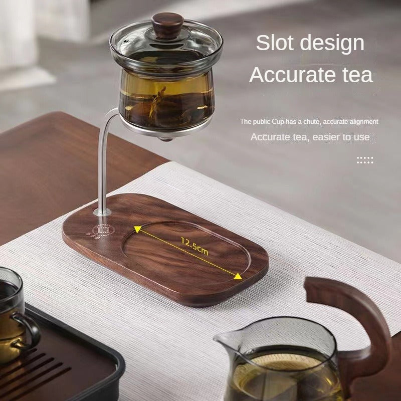 Semi automatic tea set, magnetic suction integrated tea maker