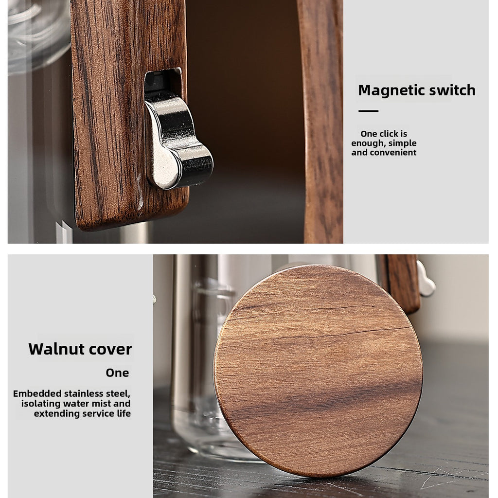 Magnetic absorption tea water separation teapot