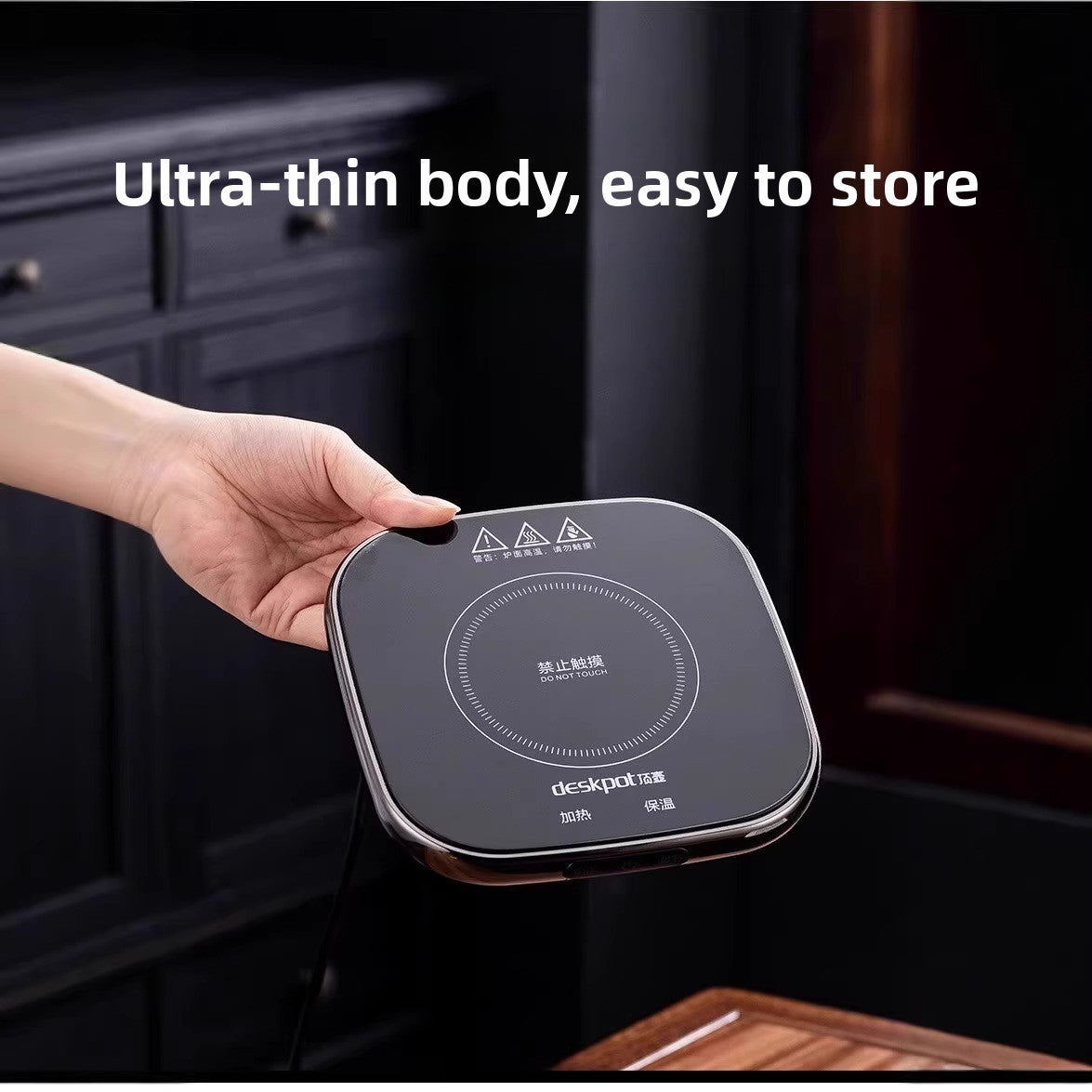 Electric heating milk insulation tea cup pad bottom