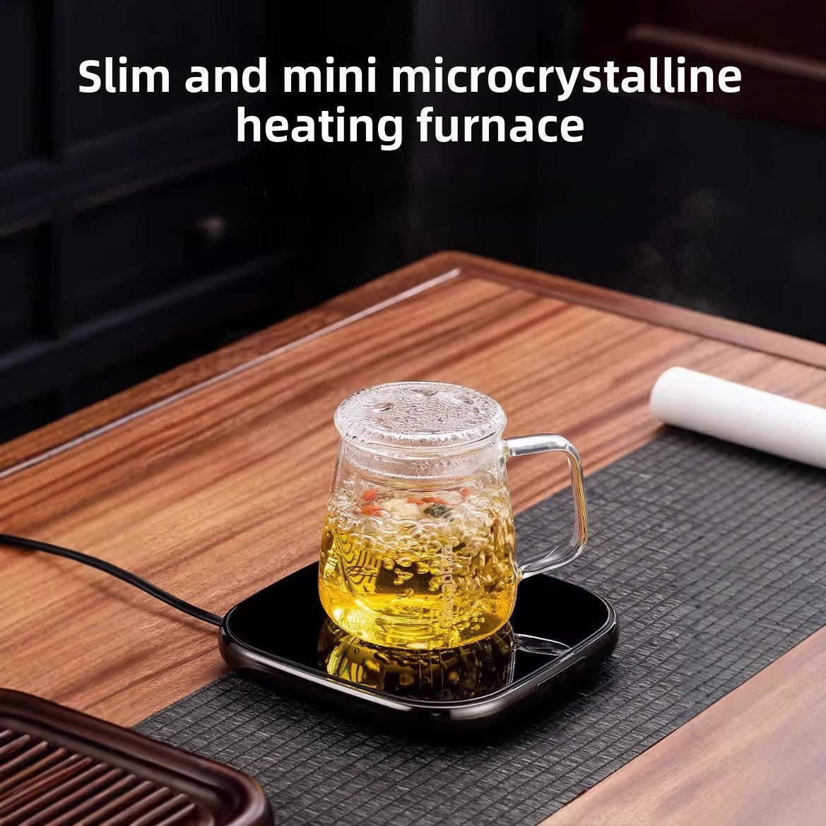 Electric heating milk insulation tea cup pad bottom
