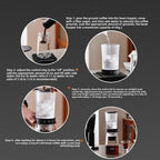 Small drip filter ice brewing coffee pot appliance